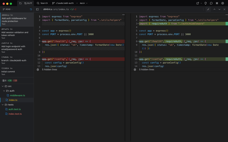 Baton commit history